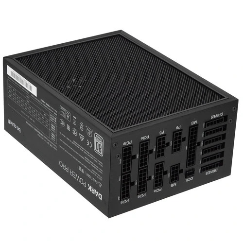 Блок питания (Be Quiet, 1200W 80+ Titanium, отличное, DARK POWER PRO 12, Гарантия DNS до 20.02.2033г. Полный комплект.)