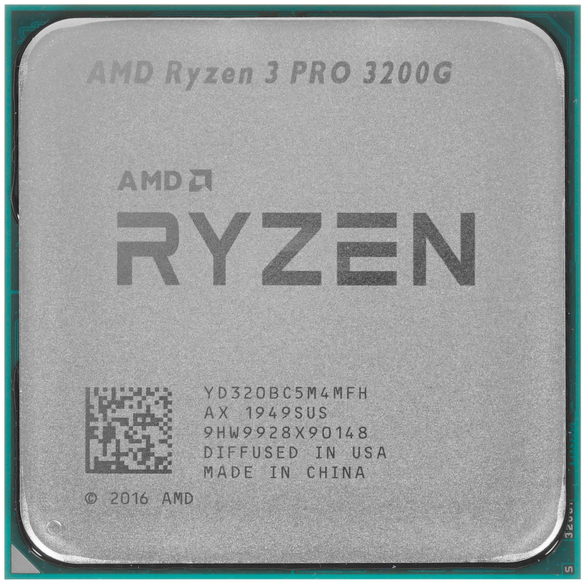 Процессор (AMD, AM4, Ryzen 3 PRO, PRO 3200G 4 ядра 3.6-4.0GHz, отличное)