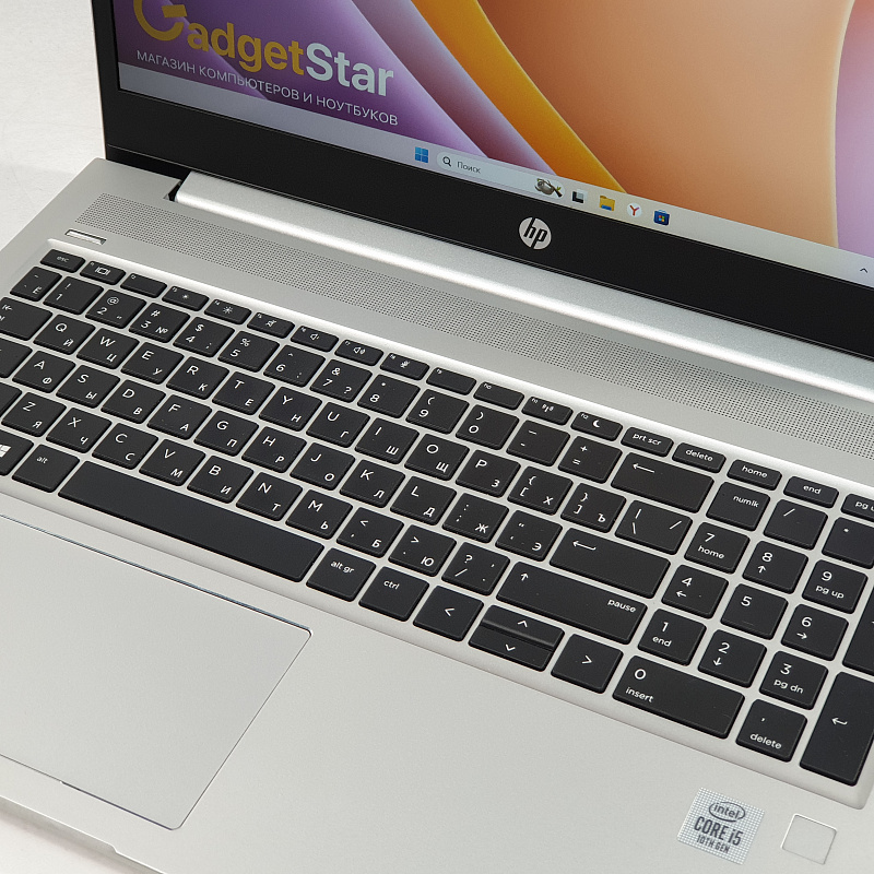 Ноутбук (HP, ProBook 450 G7, Intel, Core i5, 10210U 4/8 1.6-4.2GHz, DDR4, 8Gb, SSD M2 NVMe, 256Gb, -, NVIDIA, MX 250, 2Gb, 15.6", 1920x1080, IPS, 14%, Алюминиевый корпус)