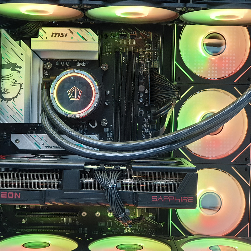 Новый игровой ПК Core i5 14600KF/ ОЗУ 32Gb/ видеокарта 12Gb