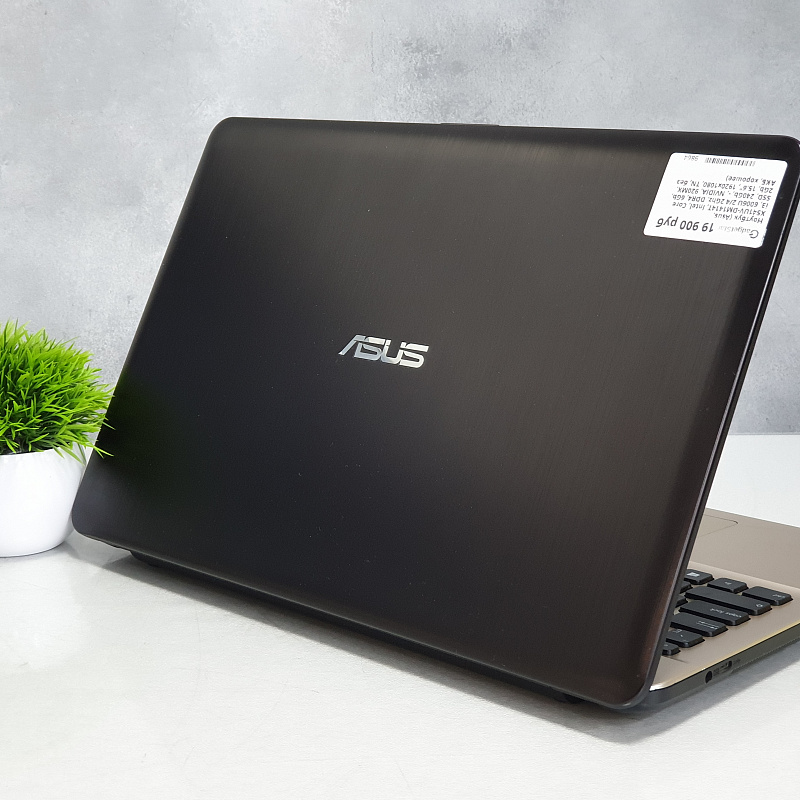 Ноутбук (Asus, X541UV-DM1414T, Intel, Core i3, 6006U 2/4 2Ghz, DDR4, 6Gb, SSD, 240Gb, -, NVIDIA, 920MX, 2Gb, 15.6", 1920x1080, TN, без АКБ, хорошее)