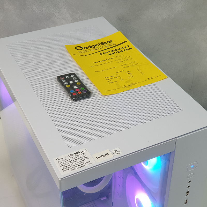 Мощный игровой Core i9-13900KF /DDR5 64Gb/ видеокарта 16Gb/ Новый