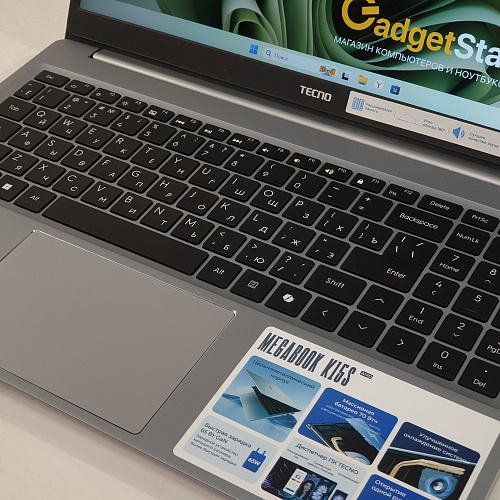 Ноутбук TECNO Megabook Ryzen 5 7430U /DDR4 16Gb/ SSD 1Tb