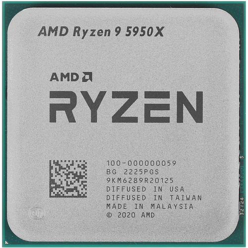Процессор (AMD, AM4, Ryzen 9, 5950X 16/32 3.4-4.9GHz, отличное)