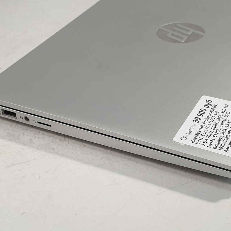 Ноутбук HP Probook Core i7 1165G7, DDR4 16Gb, 512Gb