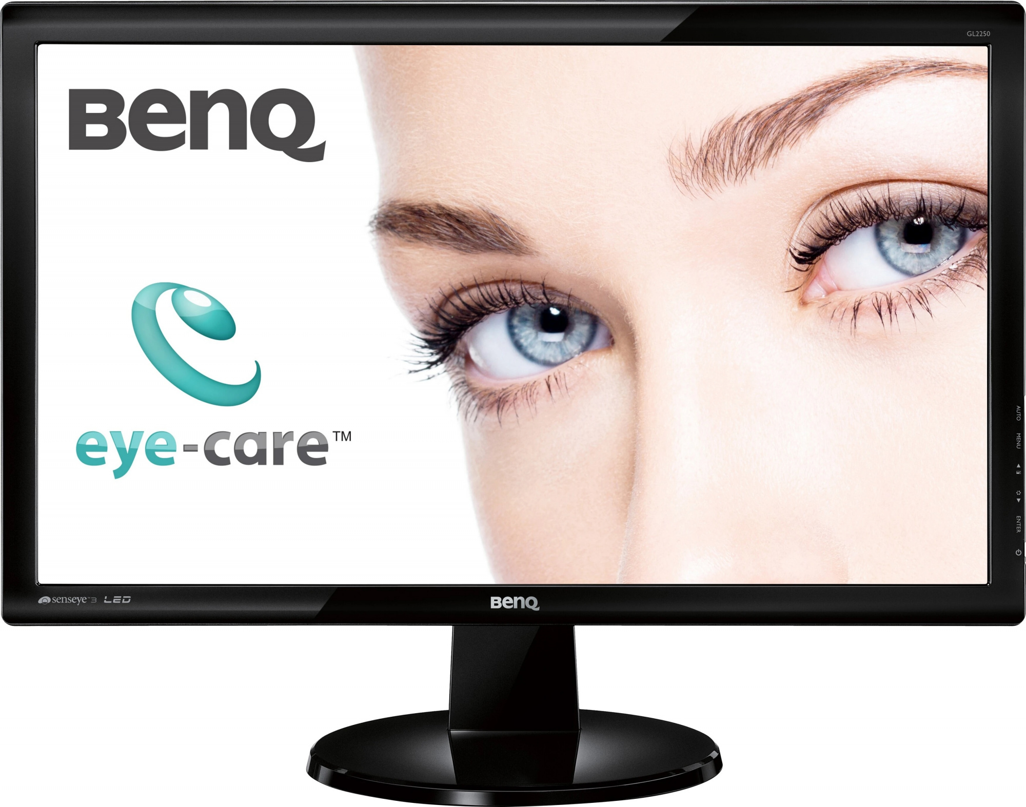 Монитор (BENQ, GL2250, 21.5", 1920x1080, TN, VGA, DVI, 5 ms, LED, хорошее, Кабель питания)