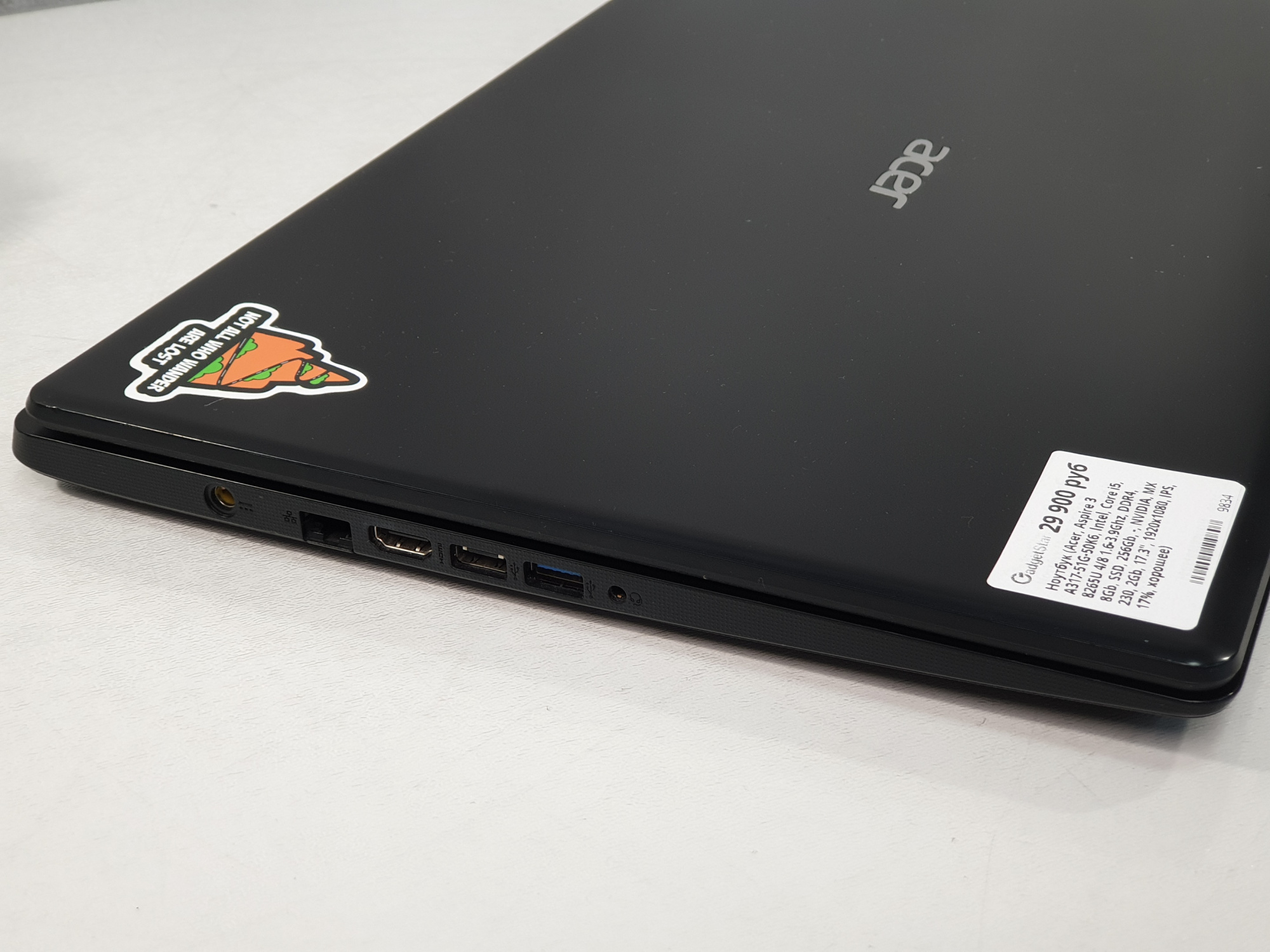 Ноутбук Acer Core i5 8265U, MX 230 2Gb, 17.3"